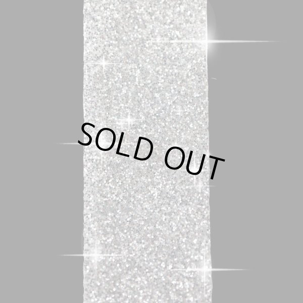 画像4: 【グリッターテープ】キラキラ デコレーションシール マスキングテープ 銀 シルバー 1巻 幅約15mm×長さ約5m きらきらぷんぷん丸 GT-002 (4)