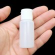 画像7: トラベルボトル 小分け ミニ プラスチック 20ml 5本セット キャップ白色 半透明 液体 化粧品 保存 詰め替え 旅行 出張 お出かけ きらきらぷんぷん丸 TMB-001 (7)