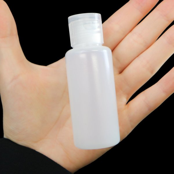 画像7: トラベルボトル 小分け ミニ プラスチック 30ml 5本セット キャップ透明色 半透明 液体 化粧品 保存 詰め替え 旅行 出張 お出かけ きらきらぷんぷん丸 TMB-003 (7)