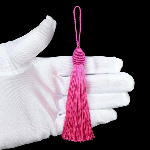 画像4: タッセル ローズベンガル 10本セット 手芸 装飾 ハンドメイド アクセサリー ストラップ フリンジ きらきらぷんぷん丸 TSL-014 (4)