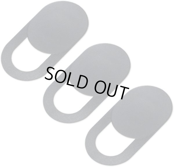 画像1: ウェブカメラカバー プライバシー保護【ブラック】黒 PC パソコン スマホ タブレット 盗撮防止 目隠し シール 超薄型 インカメラ webカメラ【3個入り】きらきらぷんぷん丸 WCC-001 (1)