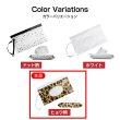 画像6: ウェットティッシュポーチ ワイプ ディスペンサー【ヒョウ柄】携帯用 持ち運び便利 ストラップ付き マチあり ジッパー 旅行 きらきらぷんぷん丸 WTP-003 (6)