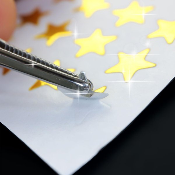 画像6: ごほうびシール 星 ゴールド 〔1シート108〕×10シート入り シールサイズ 8×8mm きらきらぷんぷん丸 YS-021 (6)