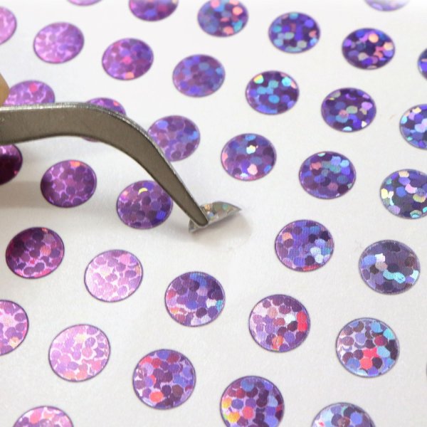 画像5: ごほうびシール 丸シール ミックス ホログラム 大容量 1シート 176枚x12シート入り 直径6mm カラーラベル 手帳 ステッカー きらきらぷんぷん丸 YS-052 (5)