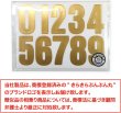 画像7: 数字 シール 大きい 約20x40mm 10シート入り 【ゴールド】 金 光沢 番号 ナンバー ステッカー デコレーション 大容量 きらきらぷんぷん丸 YS-058 (7)