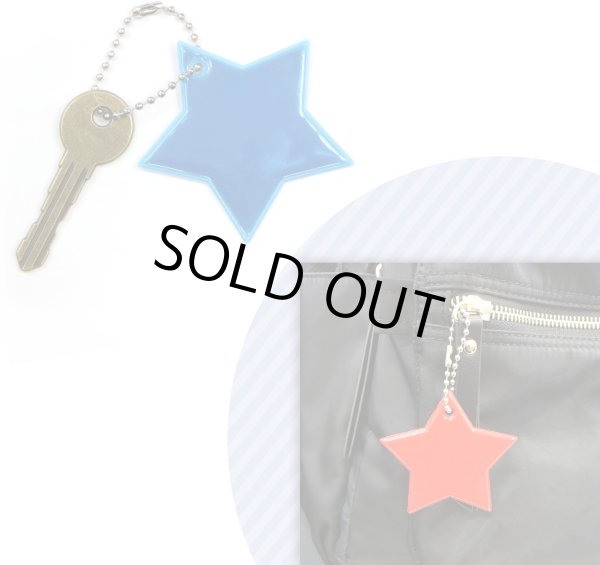 画像5: 反射 キーホルダー 5個セット 【星】 6cm スター リフレクター 反射板 ストラップ 夜間 光る 大きい カラフル 蛍光 安全 きらきらぷんぷん丸 ZK-003 (5)