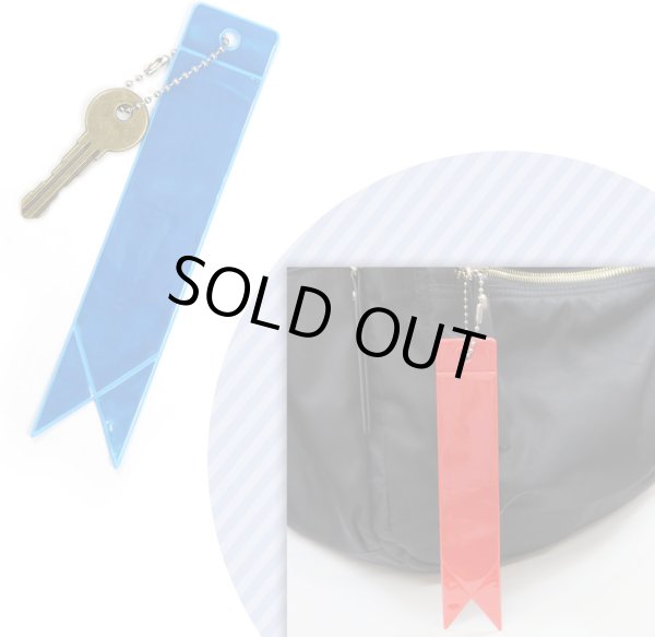 画像5: 反射 キーホルダー 5個セット 【リボン】 3x15cm タグ リフレクター 反射板 ストラップ 夜間 光る 大きい カラフル 蛍光 安全 きらきらぷんぷん丸 ZK-004 (5)