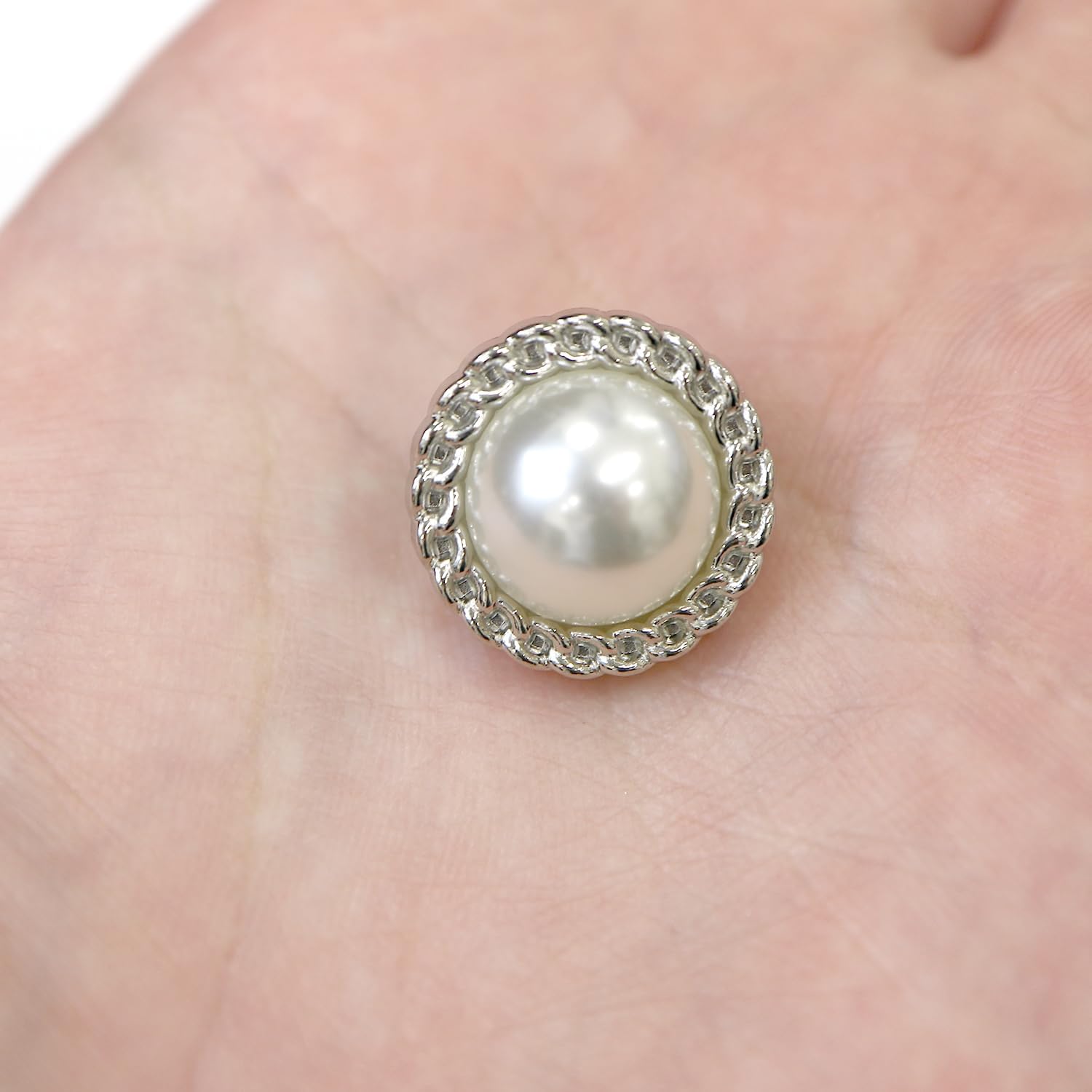 HARRY WINSTON Pearl Dia Brooch (American Natural Pearl 9.2mm