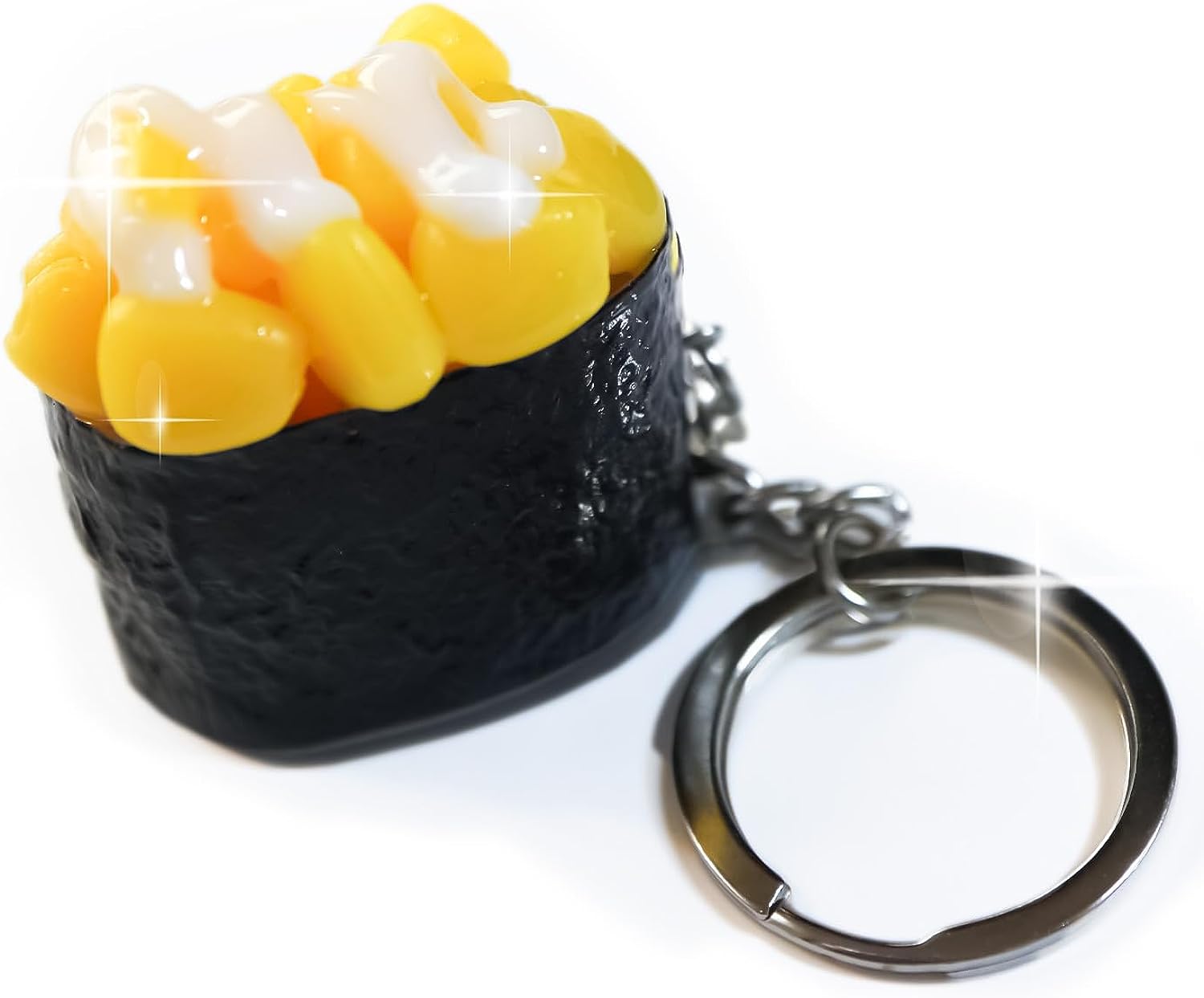 きらきらぷんぷん丸] 食品サンプル キーホルダー 【コーン軍艦】 お